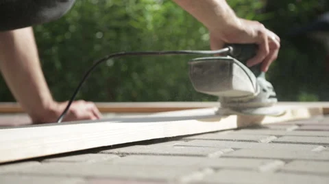 Joinery work at home. Stock Footage 63871581