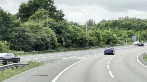 Joining the M25 Stock Footage 240463777