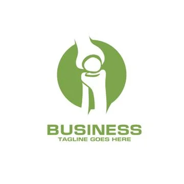 Joint bones vector logo Stock Illustration