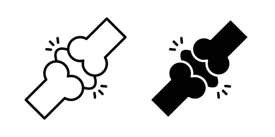 Joint icon vector design illustrations Stock Illustration