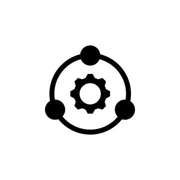 Joint idea engine icon. Elements of teamwork icon. Premium quality graphic Illustrazione stock