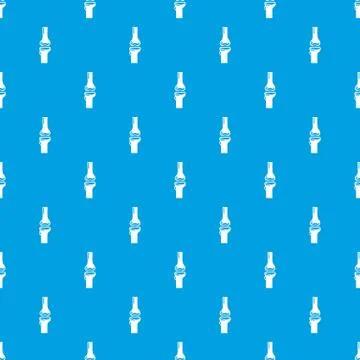Joint inflammation pattern vector seamless blue Stock Illustration