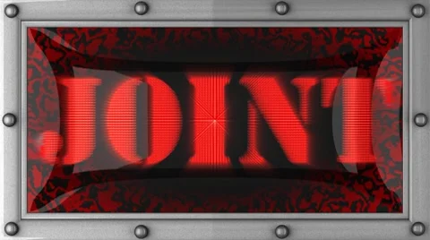 Joint on led Stock Footage 8760329