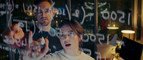 Joint logic: Solving it together Stock Footage 321801407