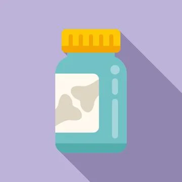 Joint pills icon flat vector. Pain disease Stockillustratie
