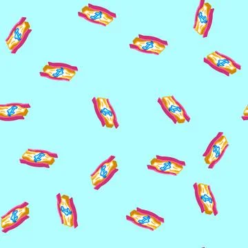 Joint replacement surgery isometric icon seamless pattern 库存插图