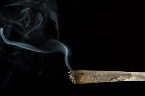Joint with smoke Foto stock