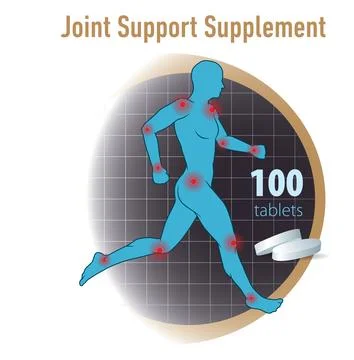Joint support Illustrazione stock