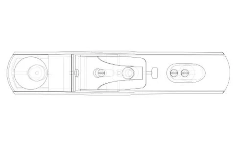 Jointer concept. 3d illustration 库存插图