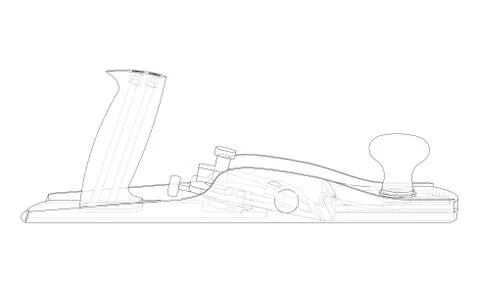 Jointer concept. Vector Illustrazione stock