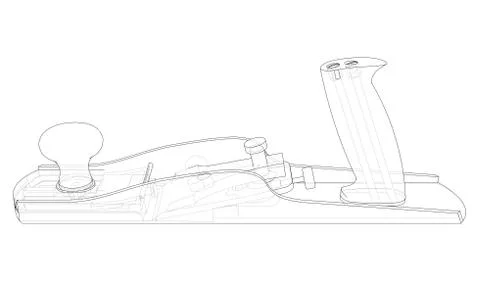 Jointer concept. Vector Ilustração Stock