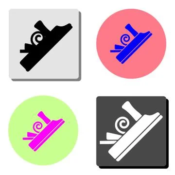 Jointer. flat vector icon Illustrazione stock