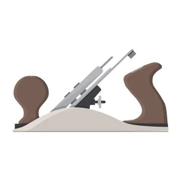 Jointer plane. hand tool for carpentry Stock Illustration