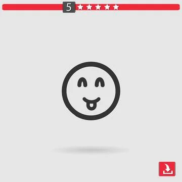 Joke vector icon Stock Illustration