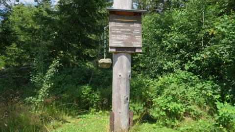 Joke "Weather Station" in German Forest, Baden-Württemberg Видео 345013207