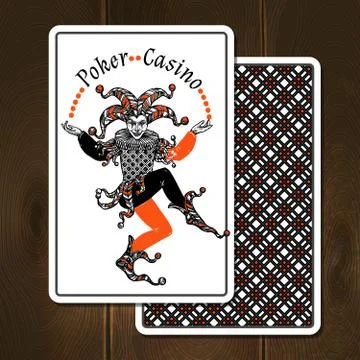 Joker Cards Realistic Illustration Stock Illustration