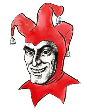 Joker face Stock-Illustration