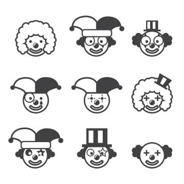 Joker icon Stock Illustration