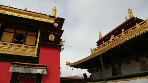 Jokhang Temple Vídeos de archivo 167986970