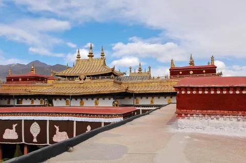 Jokhang temple Stock Photos