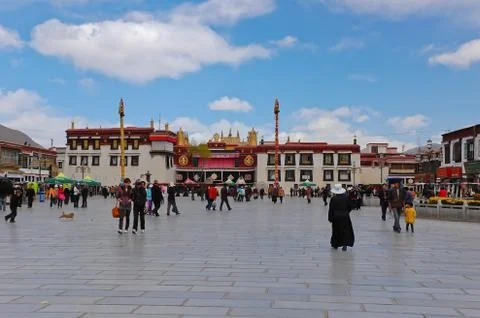 Jokhang temple Stock Photos