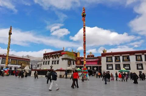 Jokhang temple Stock Photos