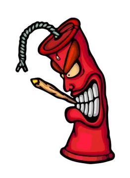 Joking dynamite Stock Illustration