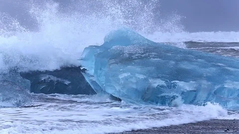 Jokulsarlon Lagoon Stock Footage 79572827