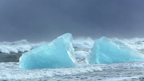 Jokulsarlon Lagoon Stock Footage 79572870
