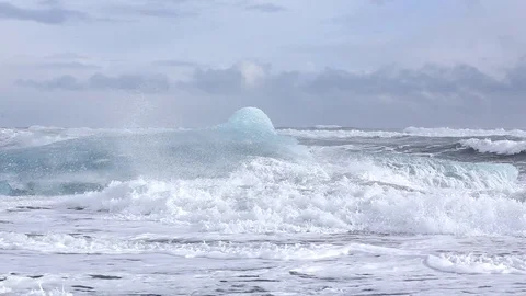 Jokulsarlon Lagoon Stock Footage 79572874