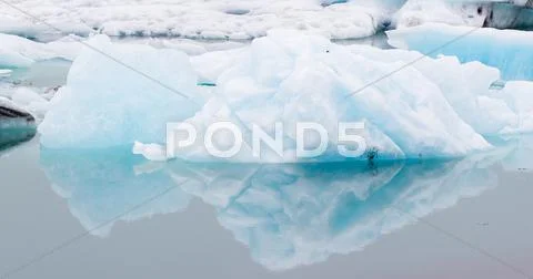 Jokulsarlon is a large glacial lake in southeast Iceland Stock Photos