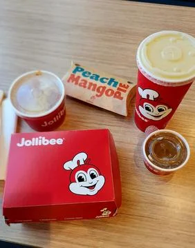 Jollibee Meal Combo Stock Photos