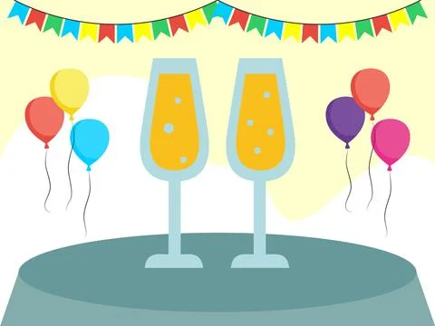 Jollification Concept Illustration Stock Illustration