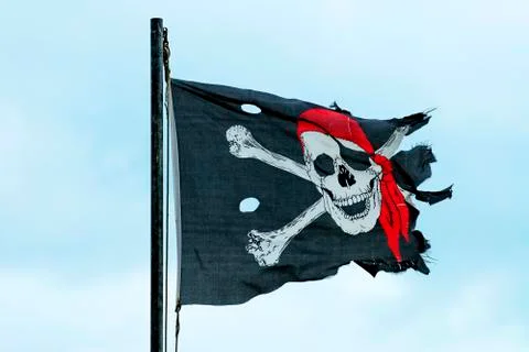 Jolly Roger Flag Stock Photos