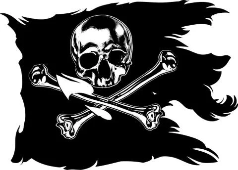 Jolly Roger Illustrazione stock