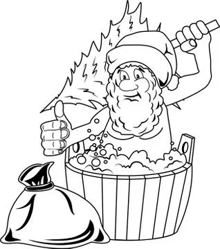 Jolly Santa Claus Stock Illustration