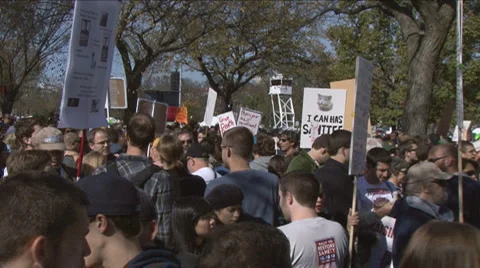 Jon Stewart’s Rally to Restore Sanity Stock Footage