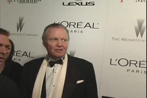 Jon Voight on Red Carpet Stock Footage 7516064