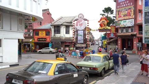 Jonker Street in Malacca Stock Footage 111627233