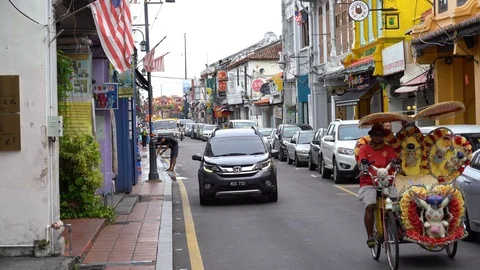 Jonker Street in Malacca Stock Footage 111627455