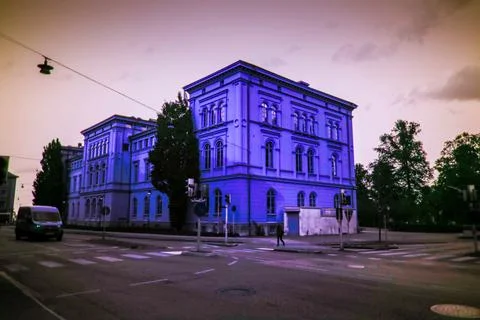 Jonkoping City in UV Stock Photos