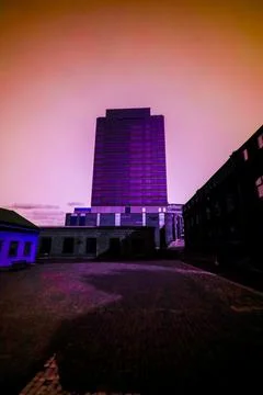 Jonkoping City in UV Stock Photos