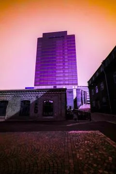 Jonkoping City in UV Stock Photos