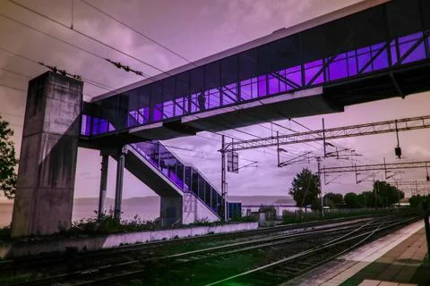 Jonkoping City in UV Stock Photos