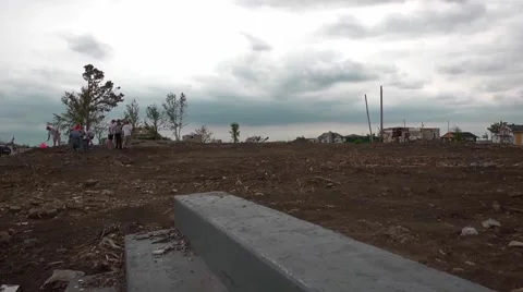 Joplin tornado aftermath Stock Footage 49387587