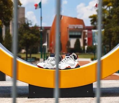 Jordan 7 Olympic Stock Photos