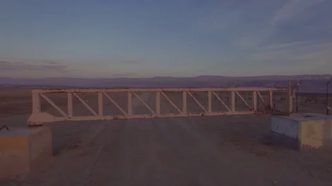 Jordan border road Checkpoint Stock Footage 83385921