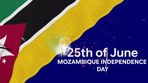 Jordan flag waving background with Independence Day text, national celebration Stock Footage 339542954