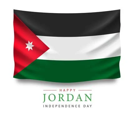 Jordan Independence day Stock Illustration