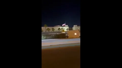Jordan: Jordan Issues Security Warnings Near U.S. Embassy in Amman Stock Footage 330056181